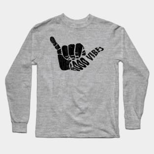 Good Vibes // Black Long Sleeve T-Shirt